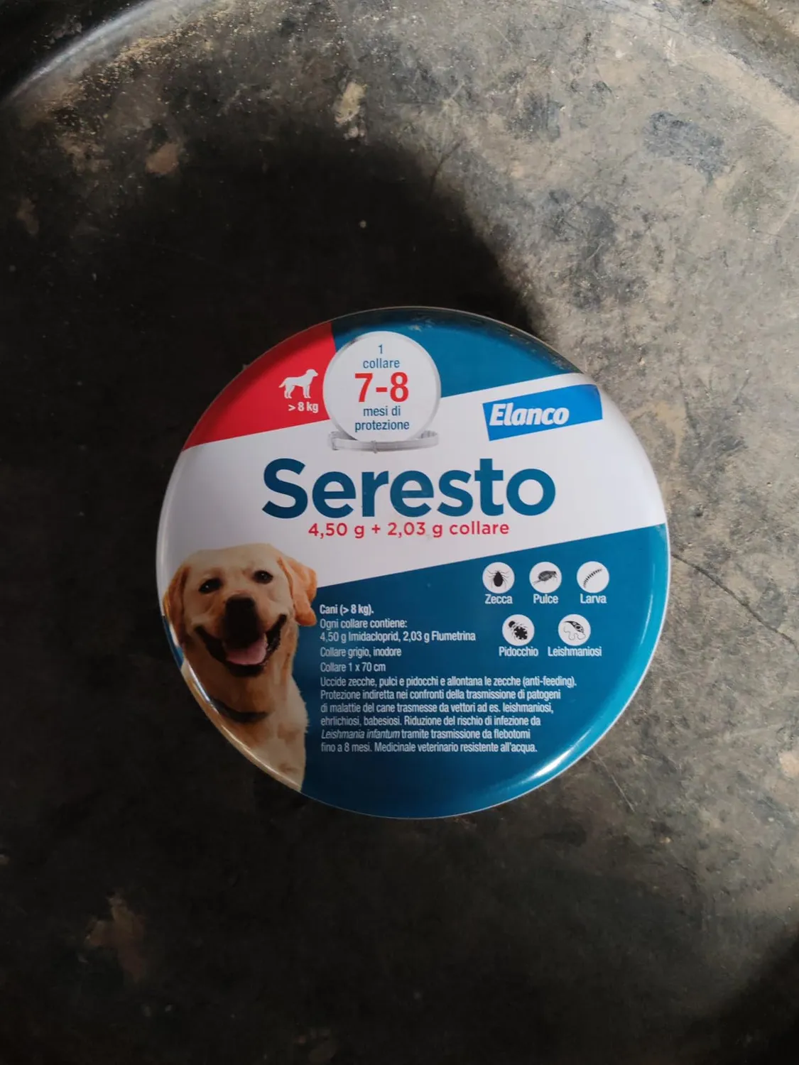 Elanco Seresto collare antiparassitario cani oltre 8 kg