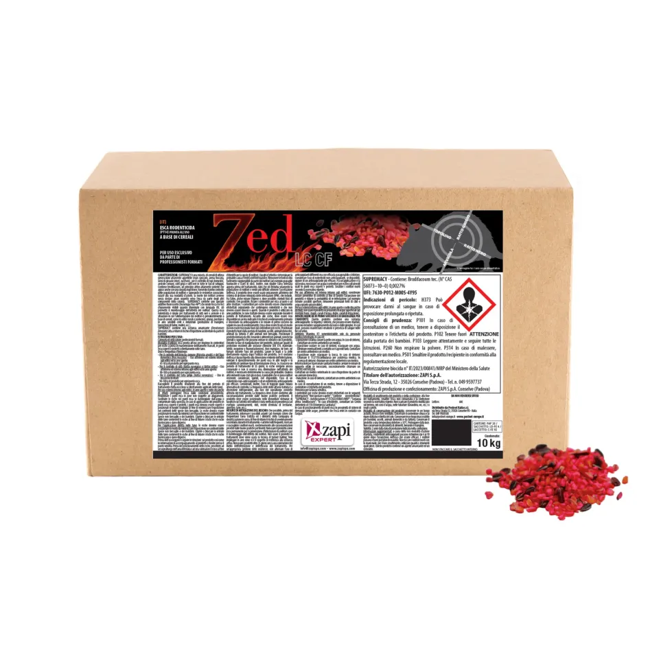 Pestnet Italia Zed LC CF esca topicida cereali Fluo-NP