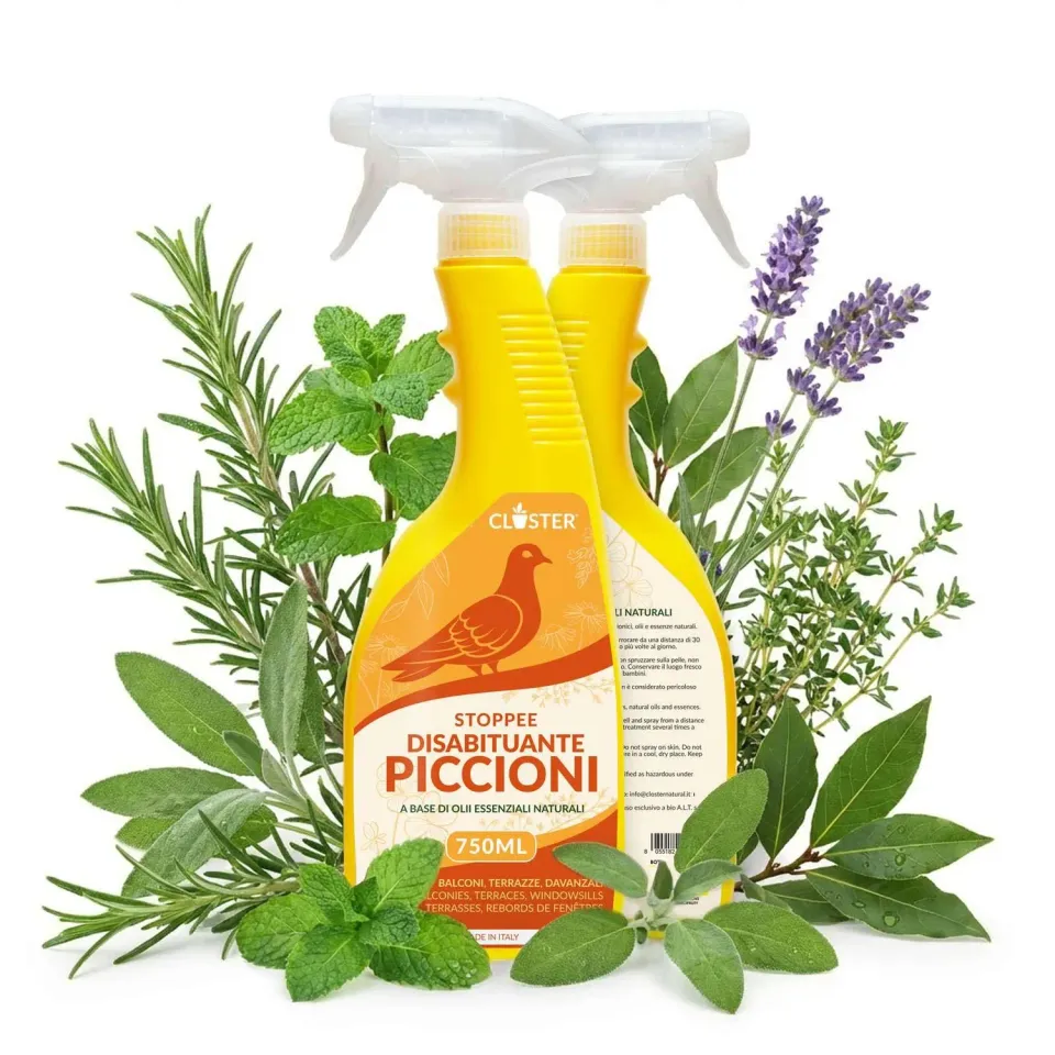 Closter spray scaccia piccioni repellente 750 ml naturale