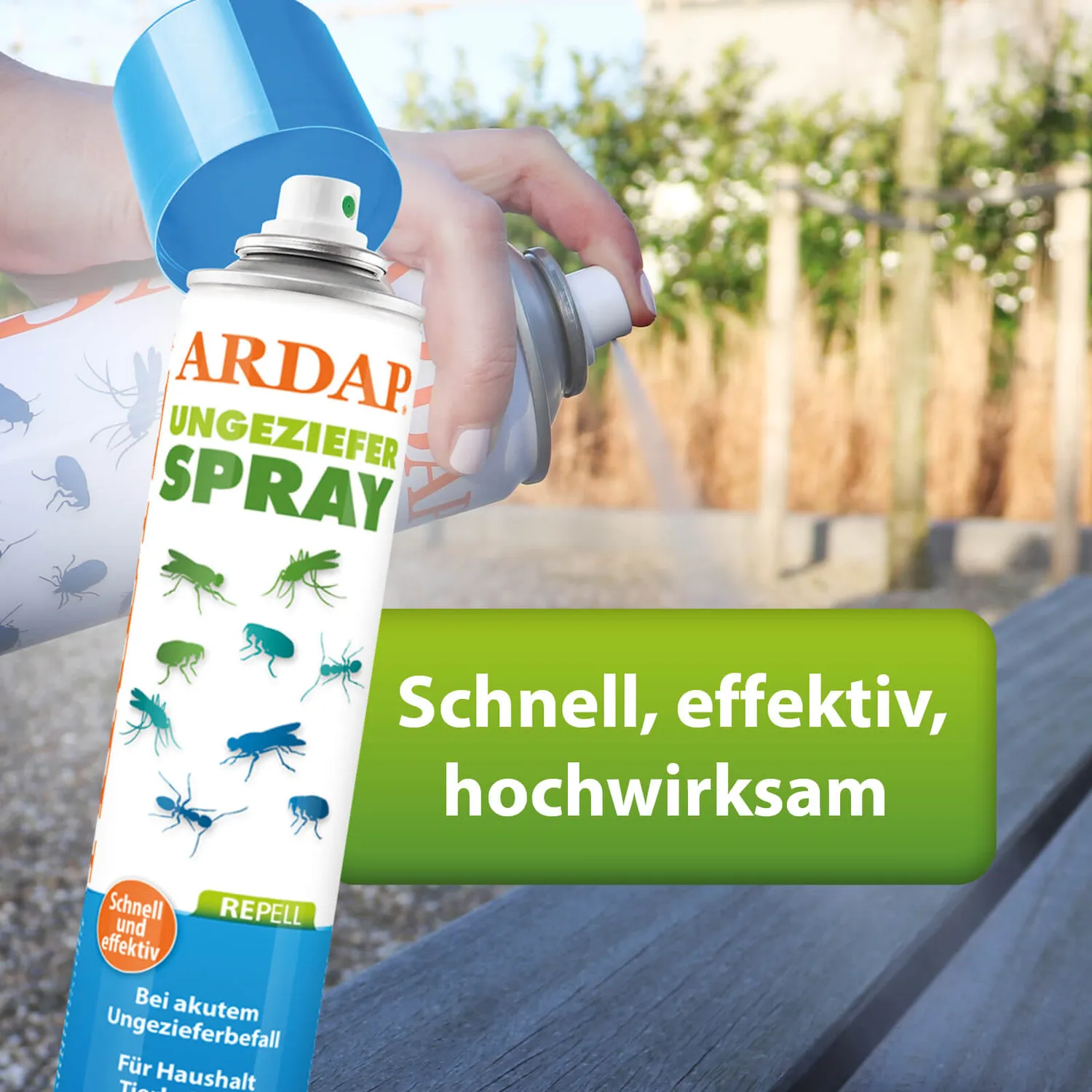 ARDAP Repell Spray Insetti 2 x 750 ml repellente