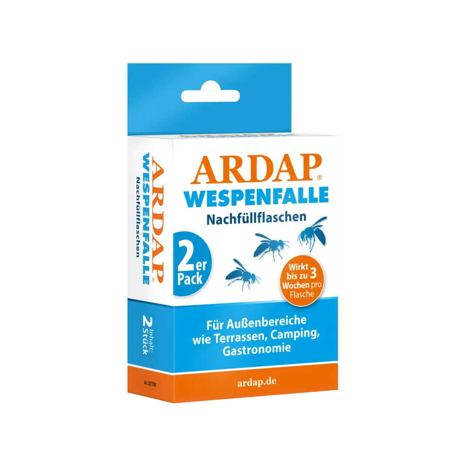 ARDAP Wespenfalle ricarica trappola vespe 2x125 ml