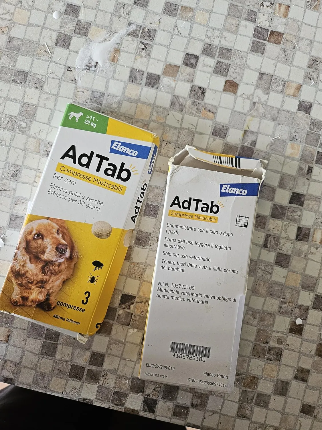 Elanco AdTab gatto 0,5-2 kg compresse masticabili 3 pz