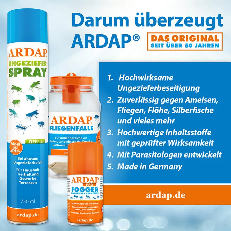 ARDAP Pro Wespen Powerspray spray per vespe 500 ml 4 metri