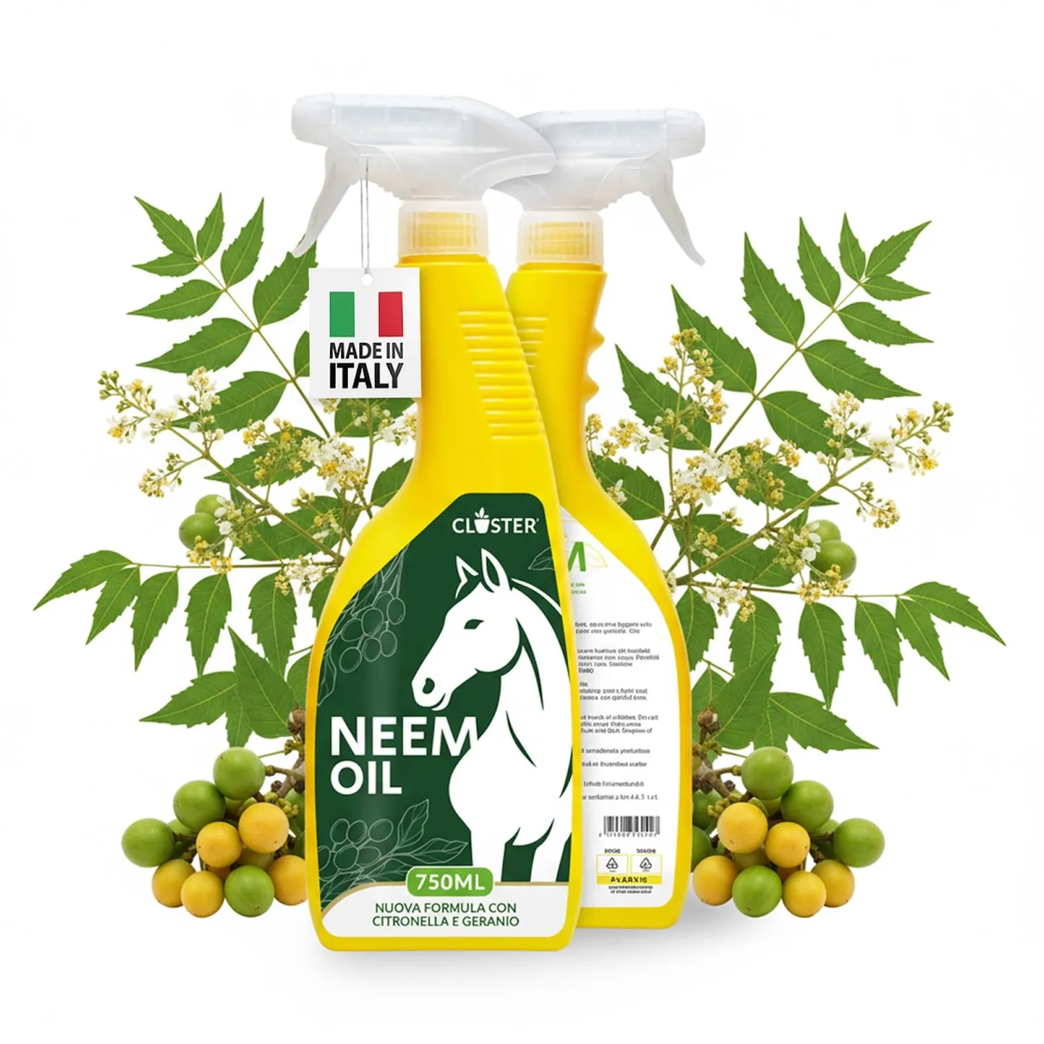 Closter olio di neem cavalli spray 3 L naturale