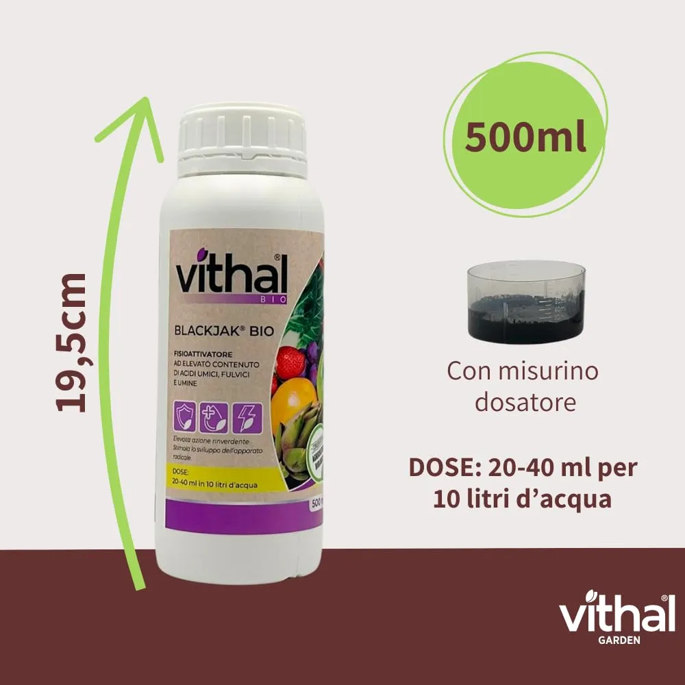 Vithal Blackjak fisioattivatore naturale 500 ml bio