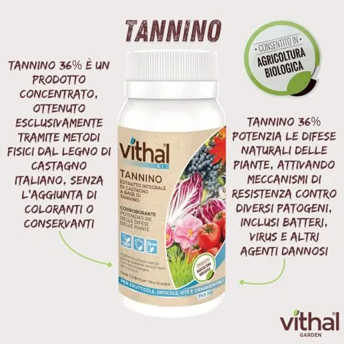 Vithal Biolid UP Tannino 36% integratore piante 750 ml bio