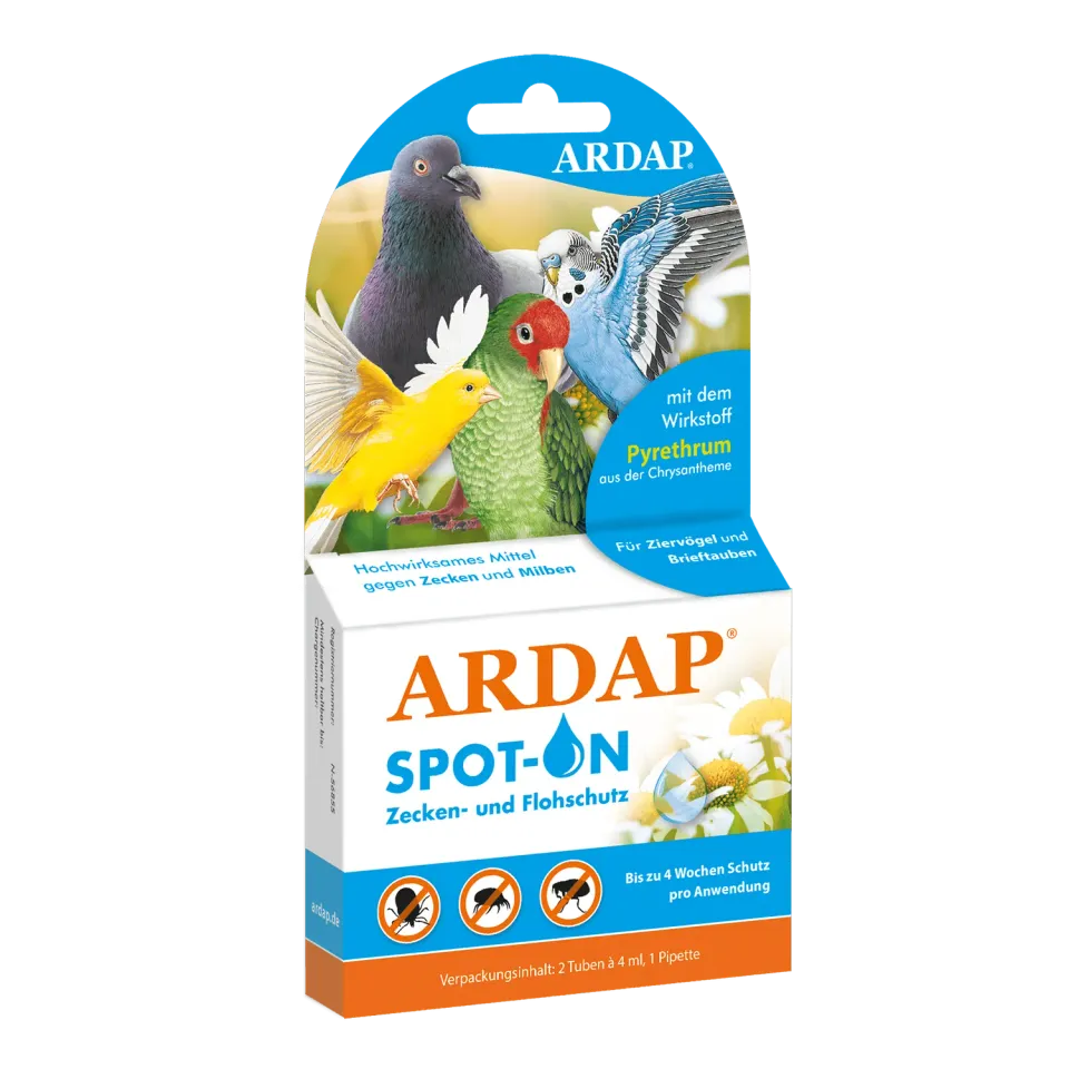 ARDAP Spot-On uccelli antiparassitario 2 tubetti pipetta