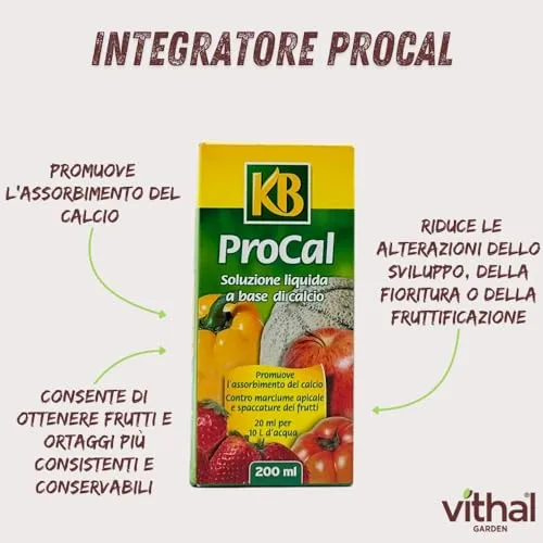 Vithal Procal contro carenze di calcio concime fogliare piante