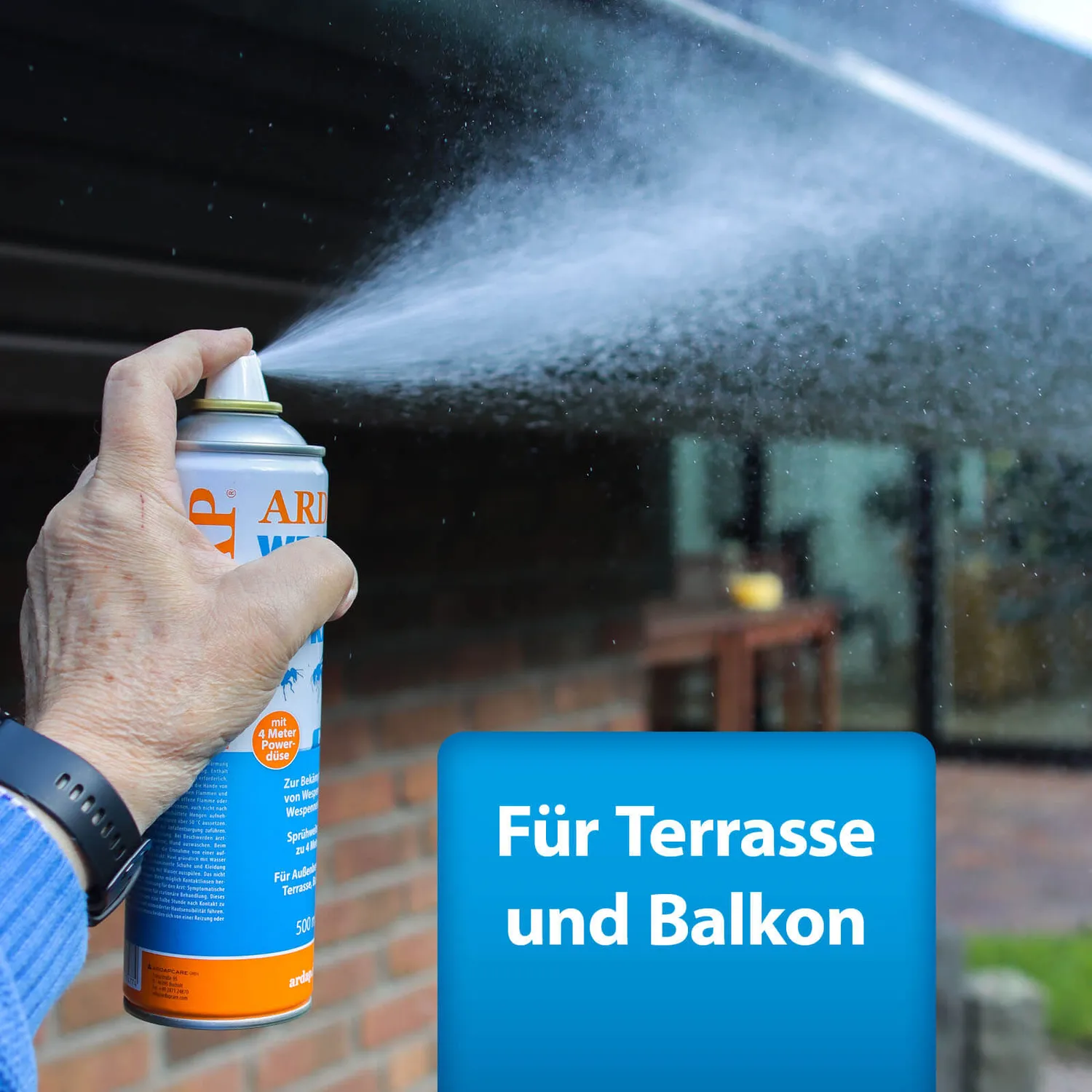 ARDAP Pro Wespen Powerspray spray per vespe 500 ml 4 metri