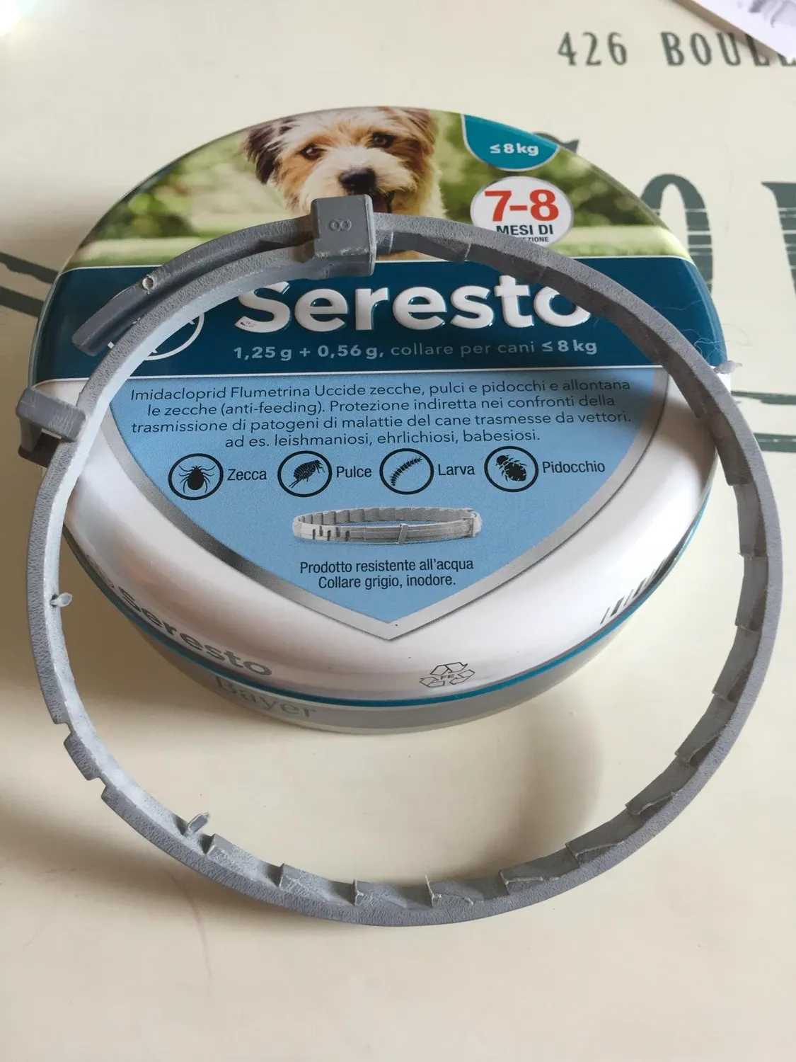 Elanco Seresto collare antiparassitario cani fino a 8 kg