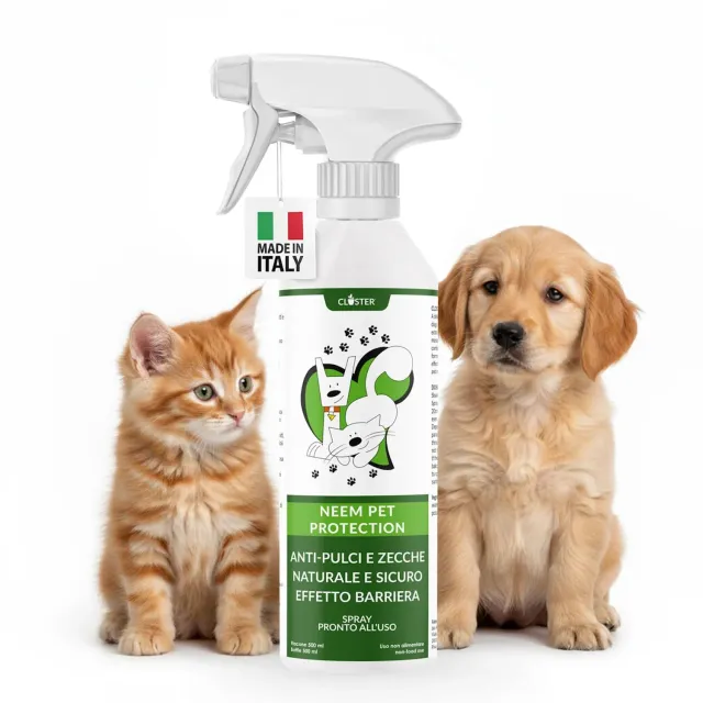 Closter Neem Pet Protection spray antiparassitario 500ml cani gatti