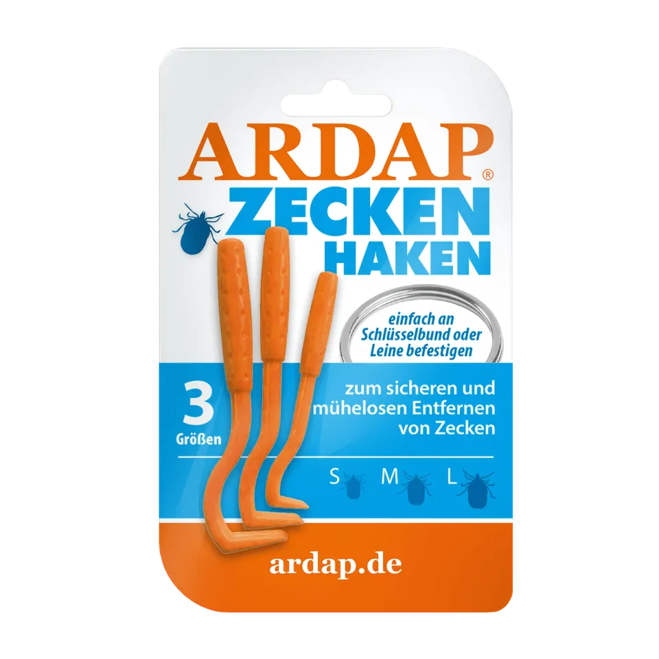 Ardap leva zecche cane e gatto set 3 pezzi sicura