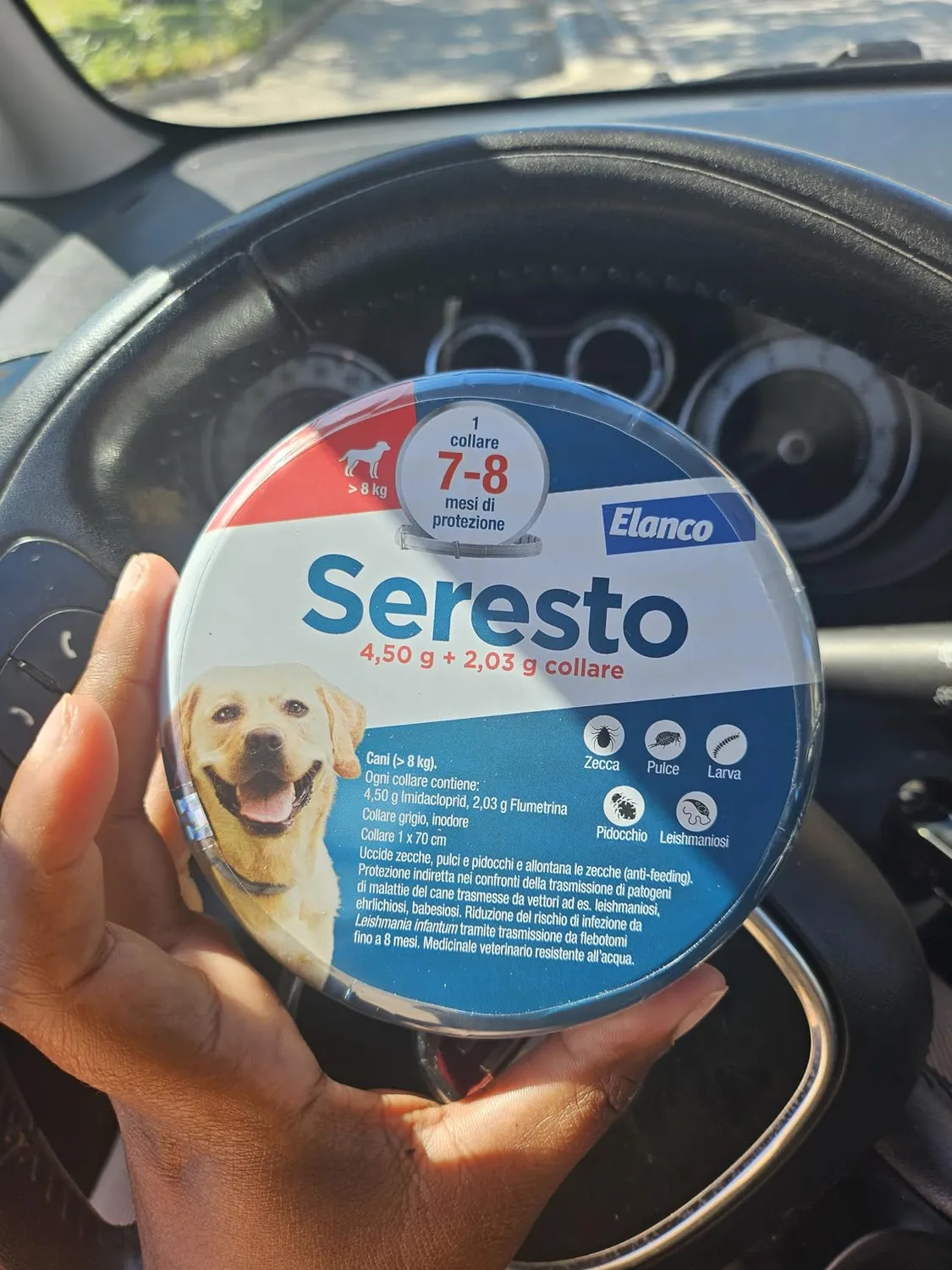 Elanco Seresto collare antiparassitario cani oltre 8 kg