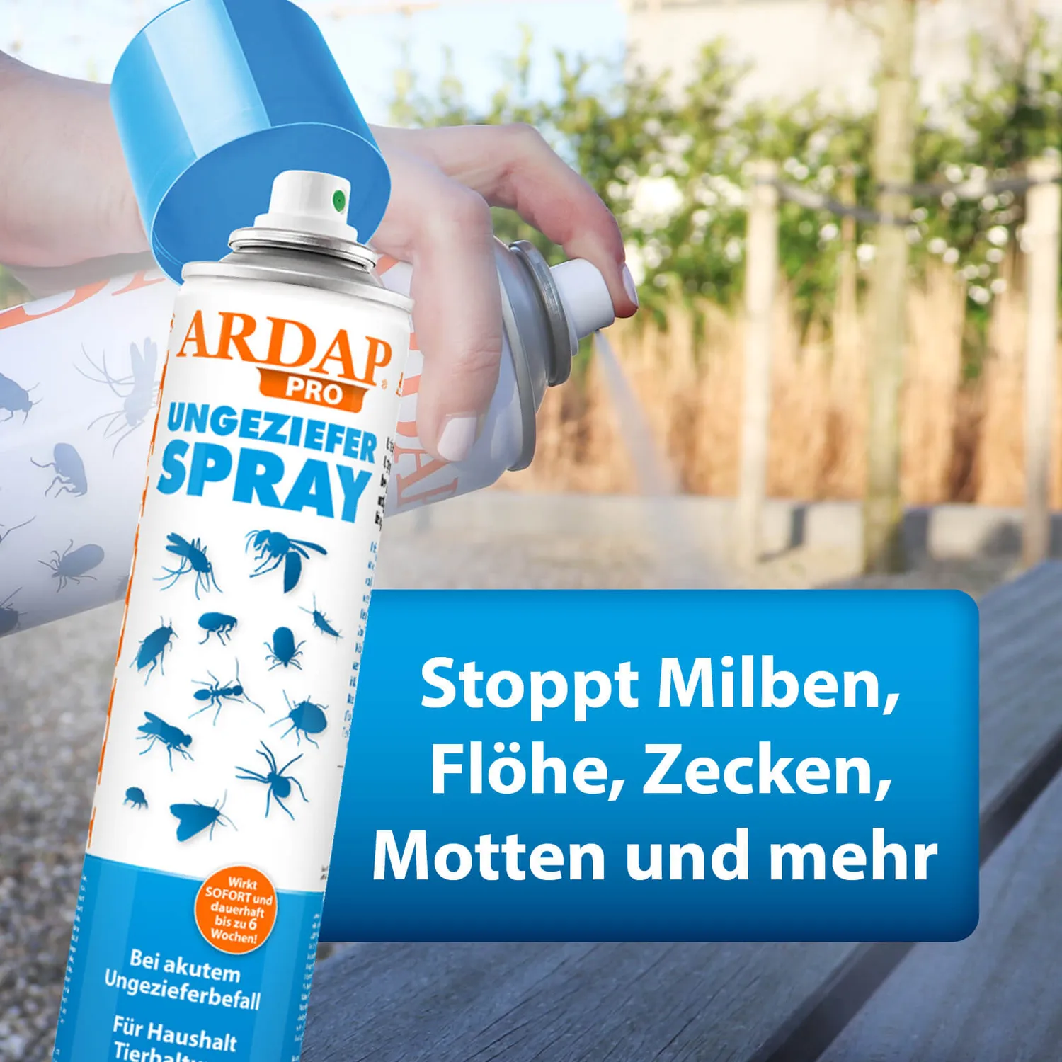 ARDAP Pro Spray Insetti 750 ml Contatto Rapido
