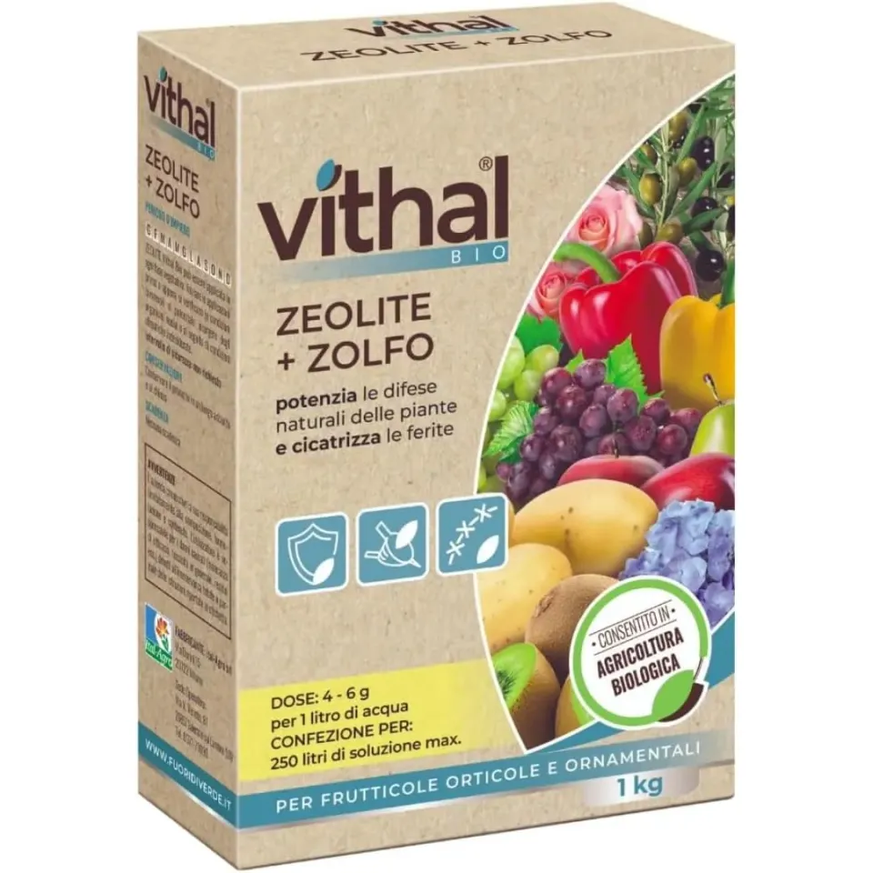 Vithal Bio zeolite + zolfo polvere 1 kg naturale