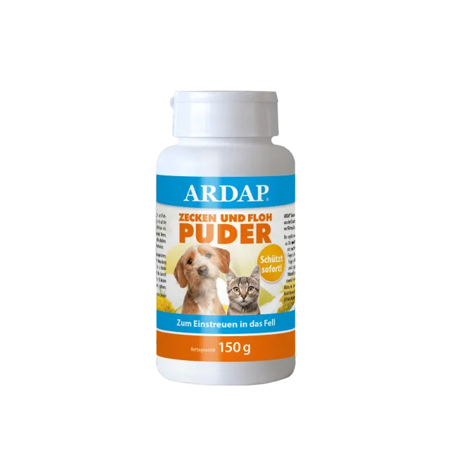 ARDAP polvere zecche e pulci cani gatti 150 g piretro