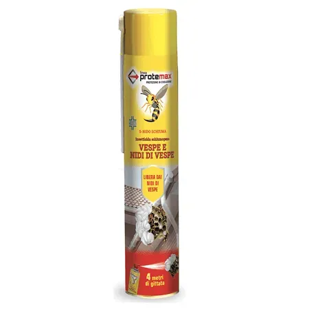 Protemax Vespicida Schiumogeno spray nidi vespe 4 metri