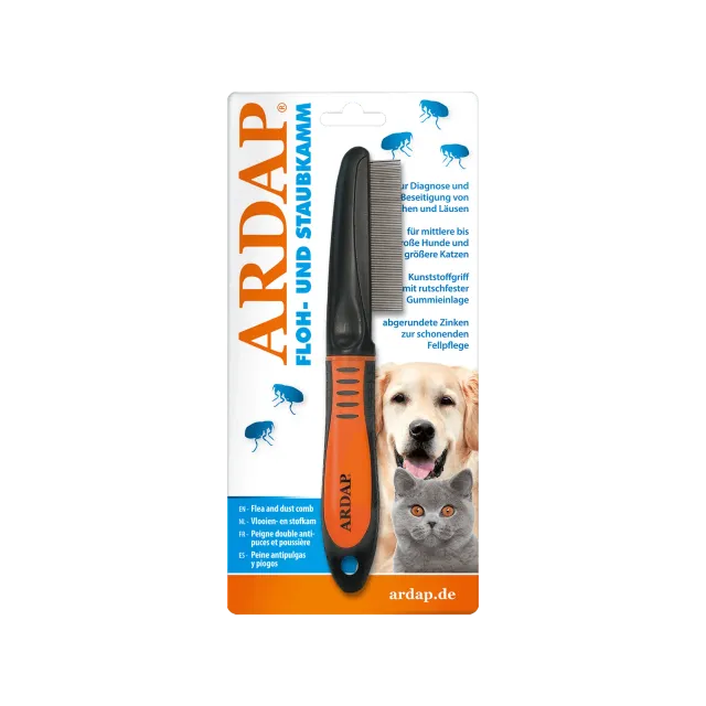ARDAP Pettine pulci cani gatti denti stretti