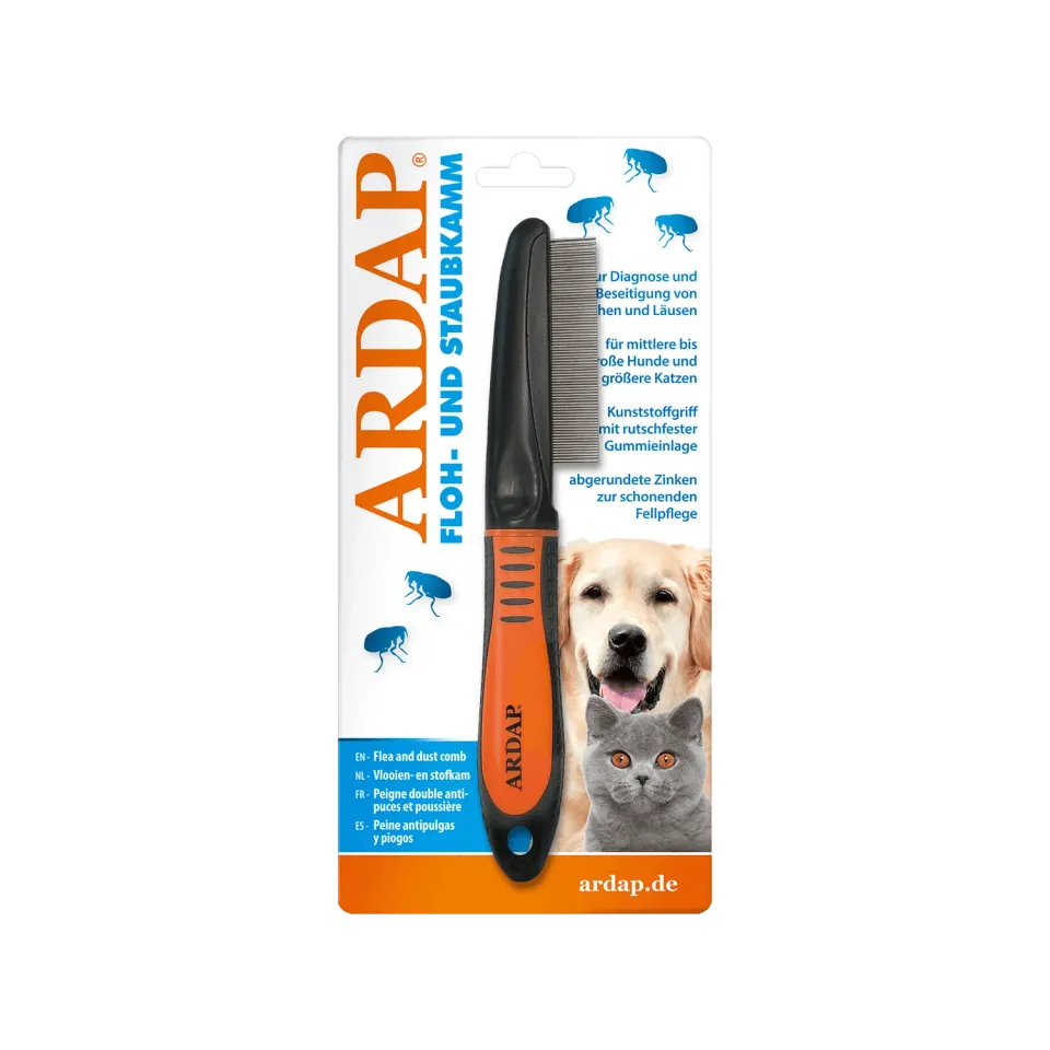 ARDAP Pettine pulci cani gatti denti stretti