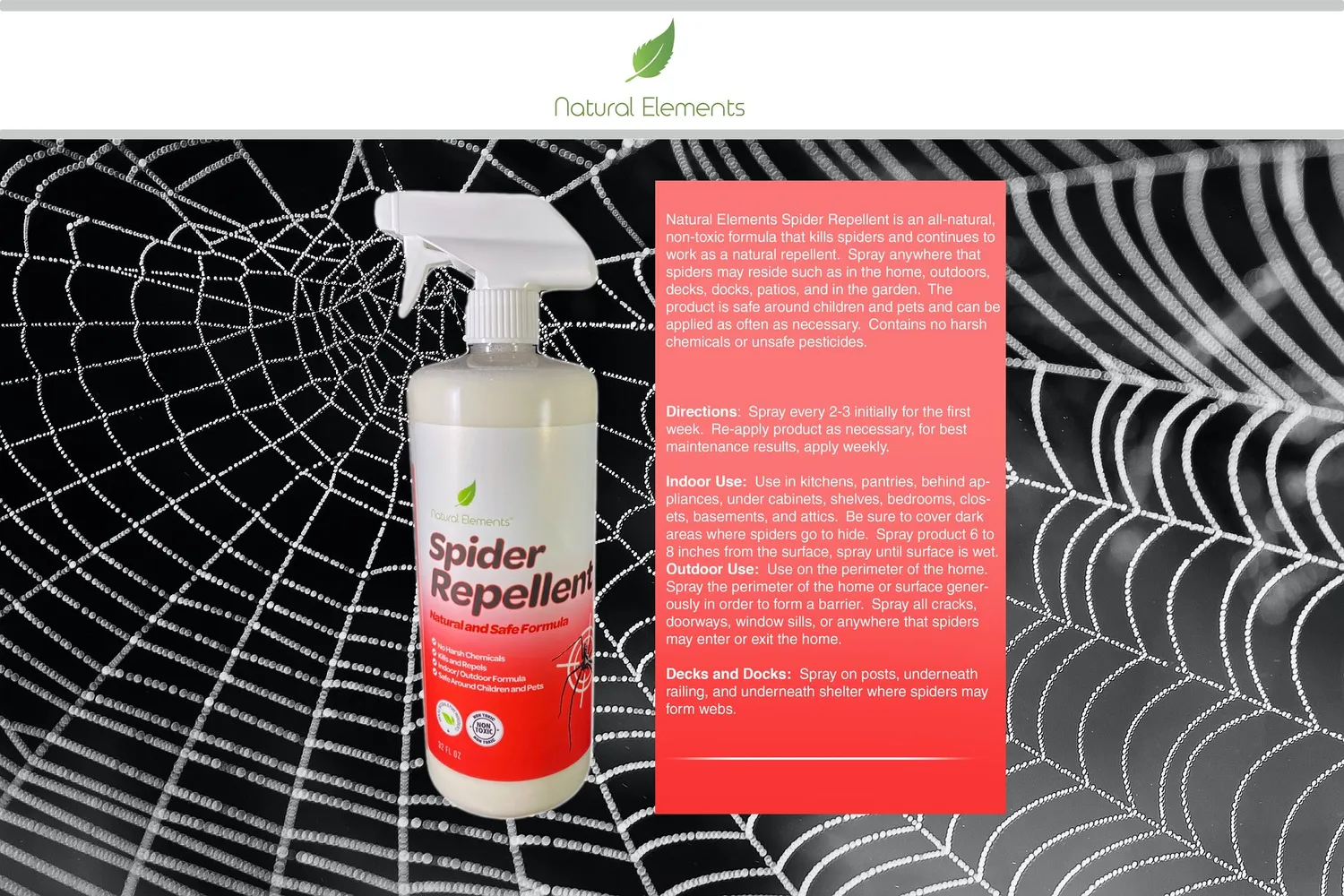 Natural Elements Repellente Ragni menta piperita