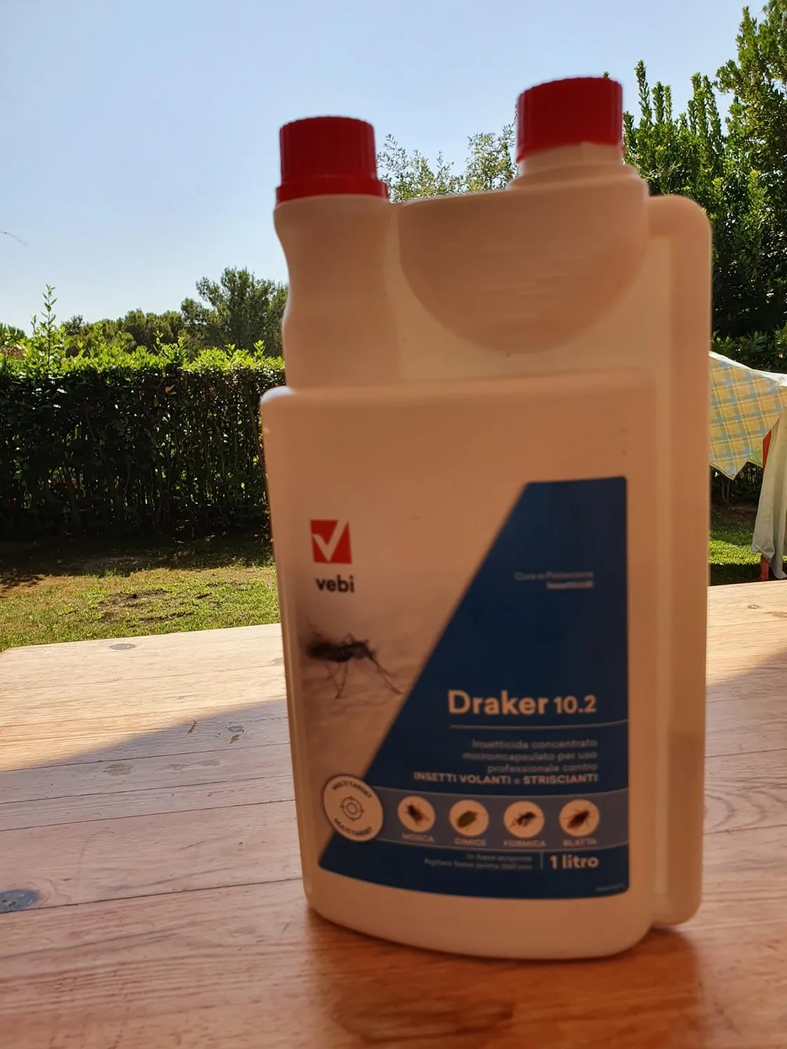 Vebi Draker 10.2 insetticida concentrato 1 litro zanzare blatte