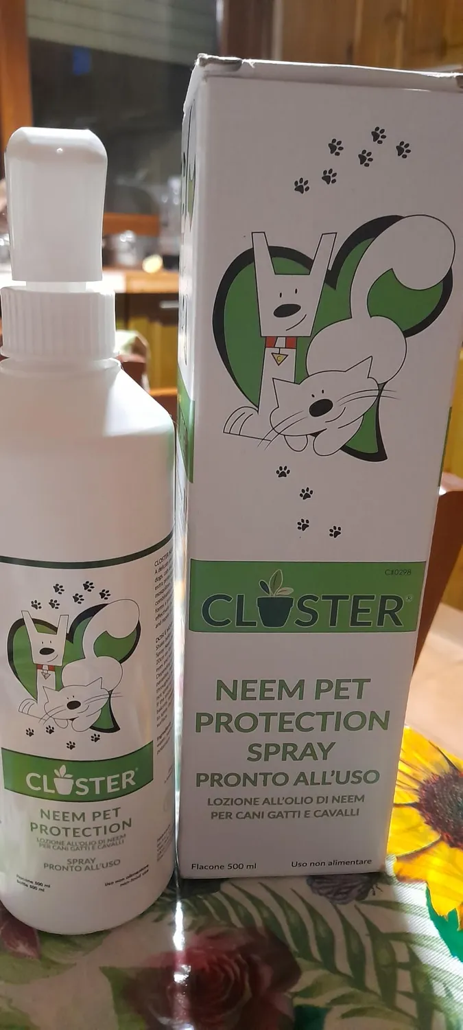 Closter Neem Pet Protection spray antiparassitario 500ml cani gatti