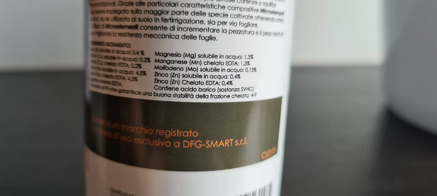 Closter Microelementi Concime Liquido 250 ml al Ferro