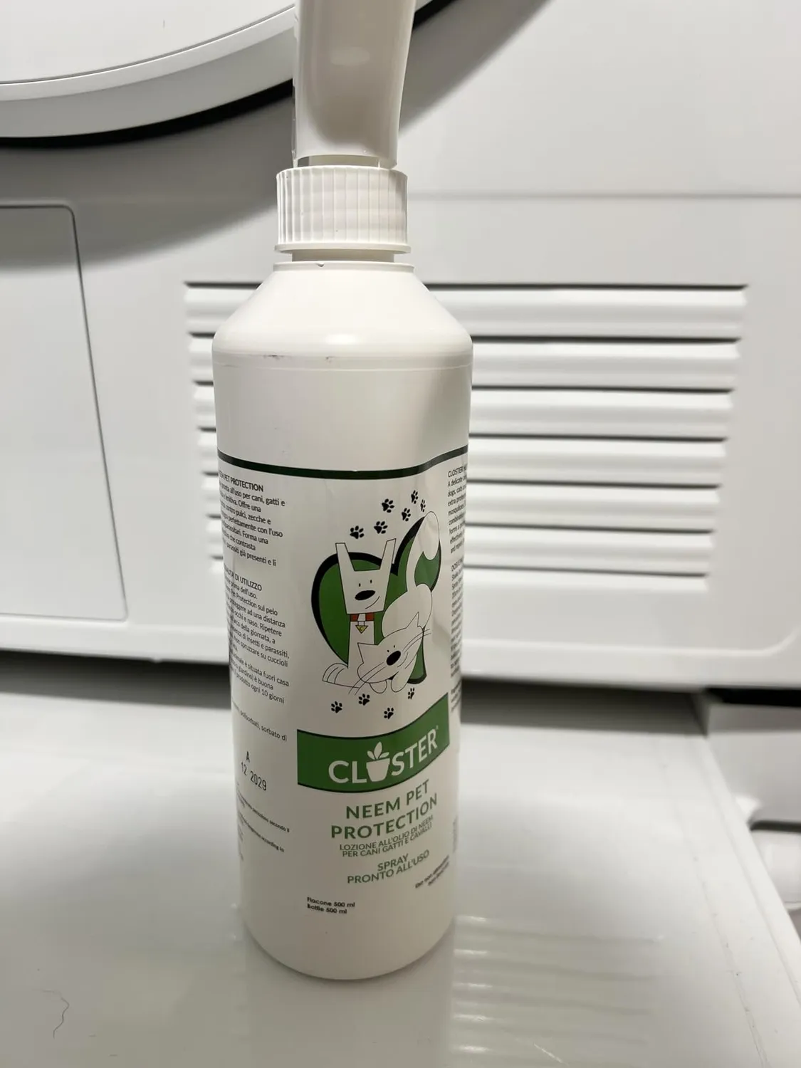 Closter Neem Pet Protection spray antiparassitario 500ml cani gatti