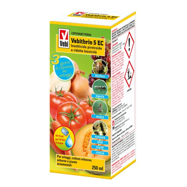 Vebi Vebithrin 5 EC insetticida liquido 250 ml piretroide