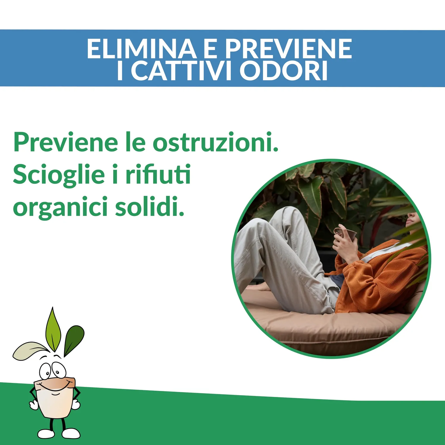 Closter Ecotrap attivatore fossa biologica 1,5 kg enzimi