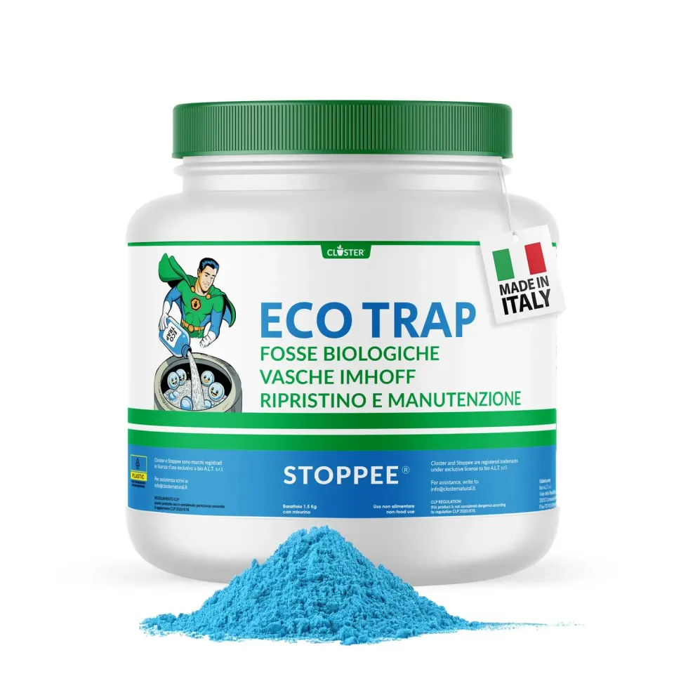Closter Ecotrap attivatore fossa biologica 1,5 kg enzimi