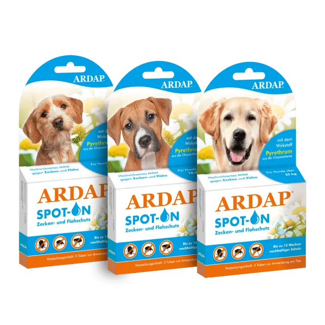 ARDAP Spot-On cani fino 10 kg 3 pipette piretro