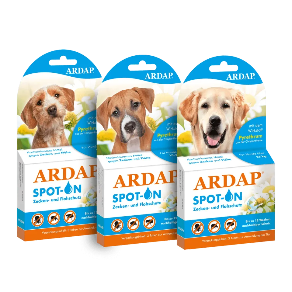 ARDAP Spot-On cani fino 10 kg 3 pipette piretro