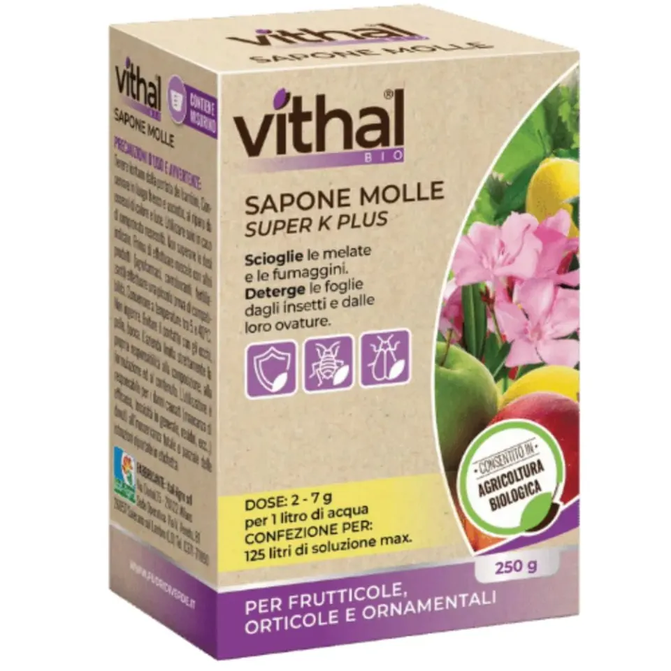 Vithal Biolid Sapone Molle Super K insetticida piante