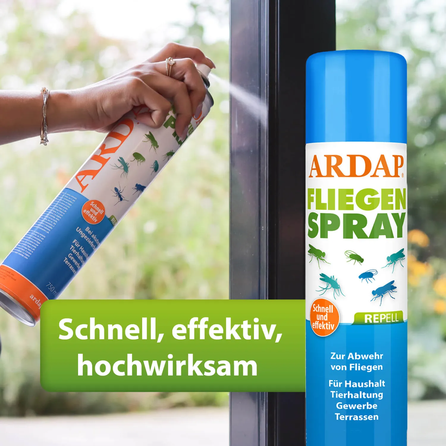 ARDAP Anti-Fliegen-Set kit antimosche casa e giardino