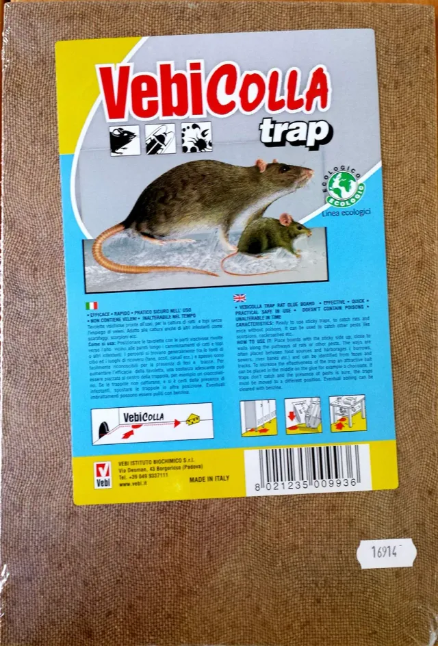 Vebi Vebicolla Trappola a Colla Tavoletta 28x19cm