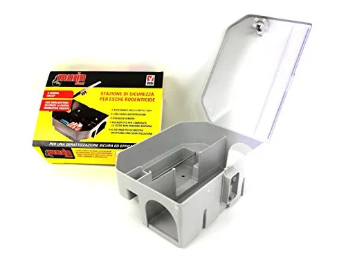 Vebi Mouse Ear Box stazione esche topicida con chiave