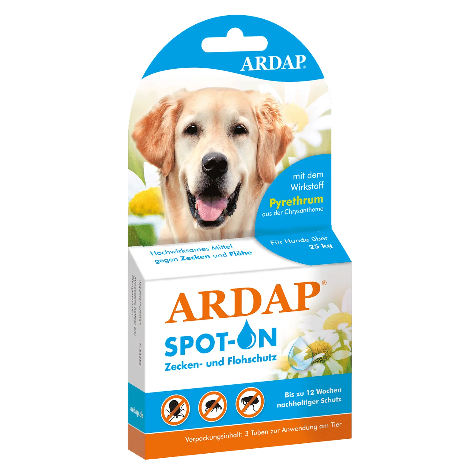 ARDAP Spot-On cani fino 10 kg 3 pipette piretro
