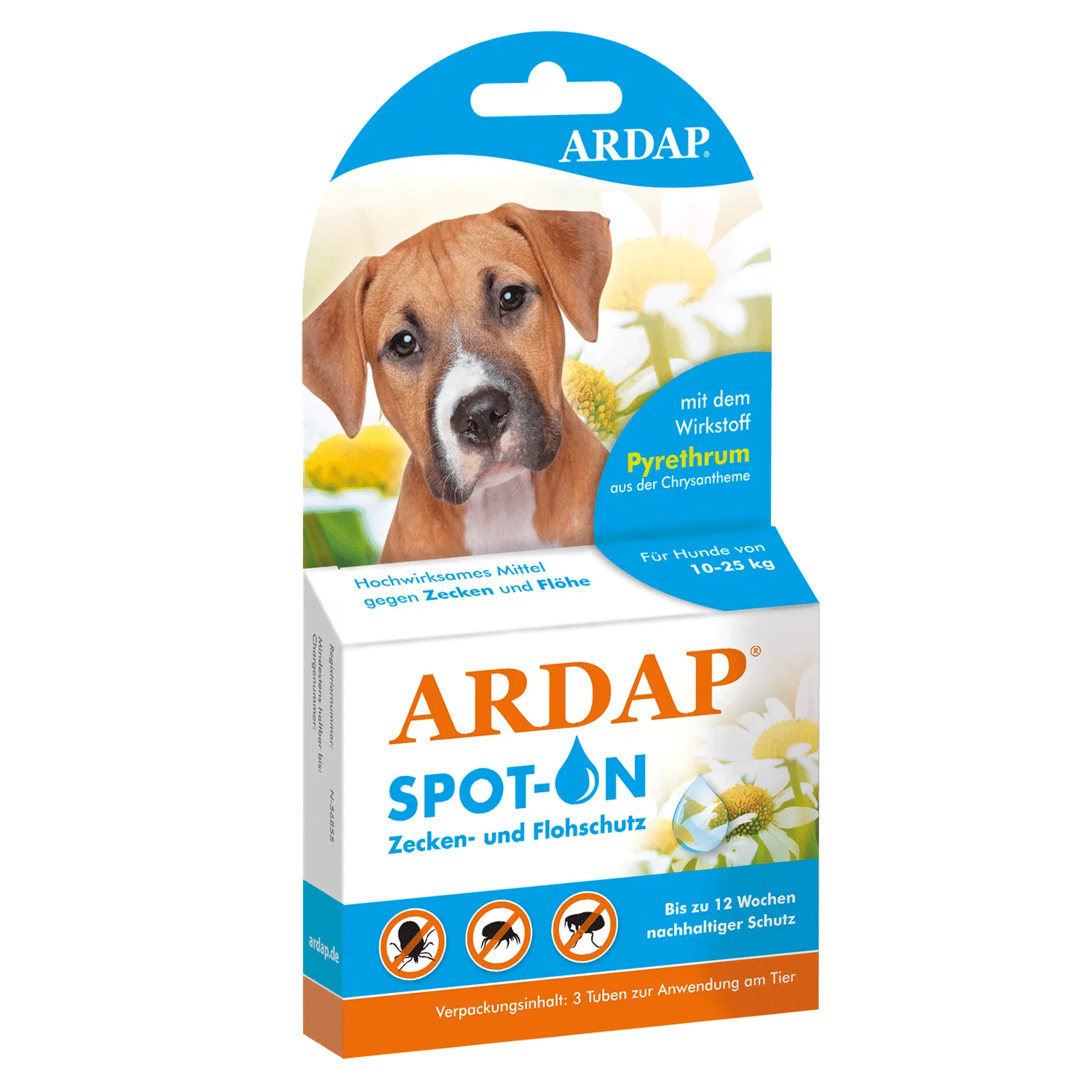 ARDAP Spot-On cani fino 10 kg 3 pipette piretro