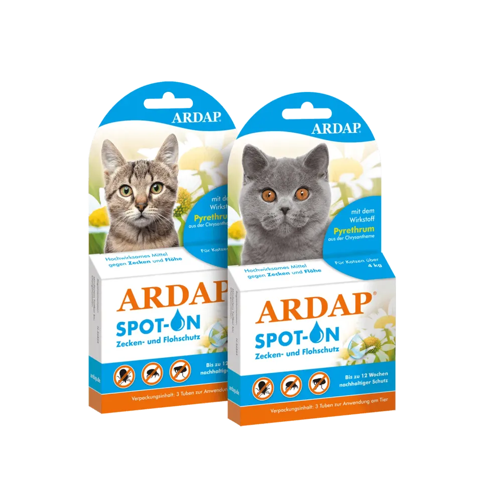 ARDAP Spot-On gatti fino 4kg antiparassitario 3 pipette