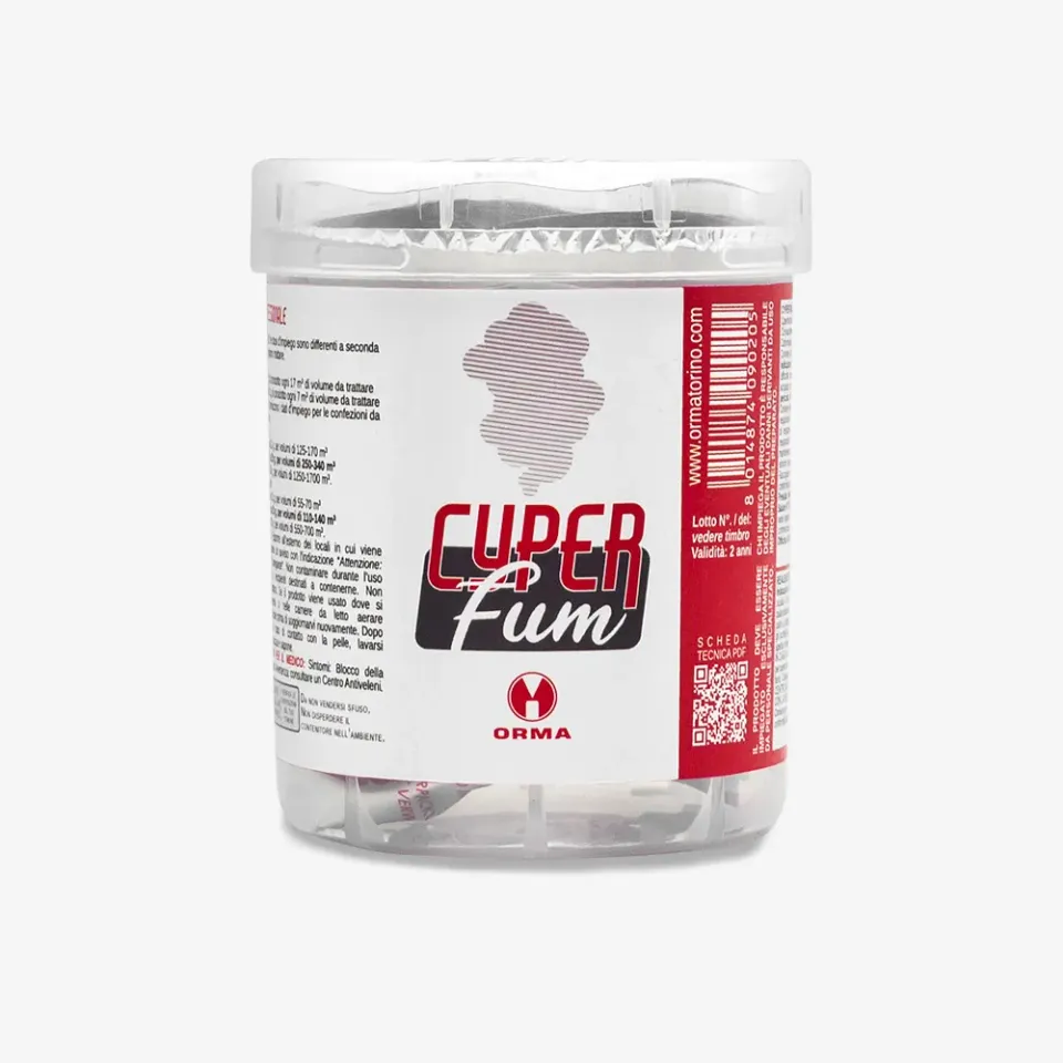 Cyperfum fumigante insetticida pronto uso barattolo + acqua