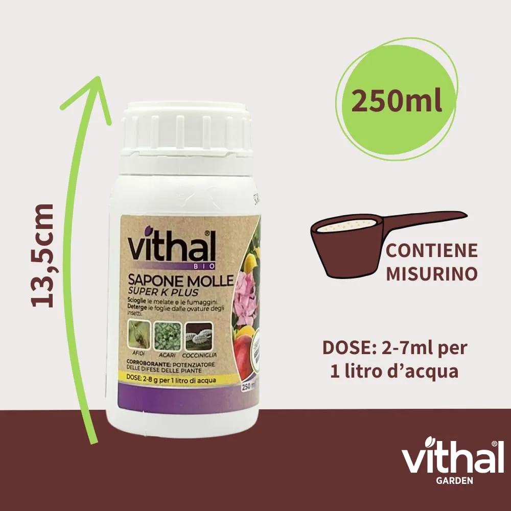 Vithal Biolid Sapone Molle Super K insetticida piante