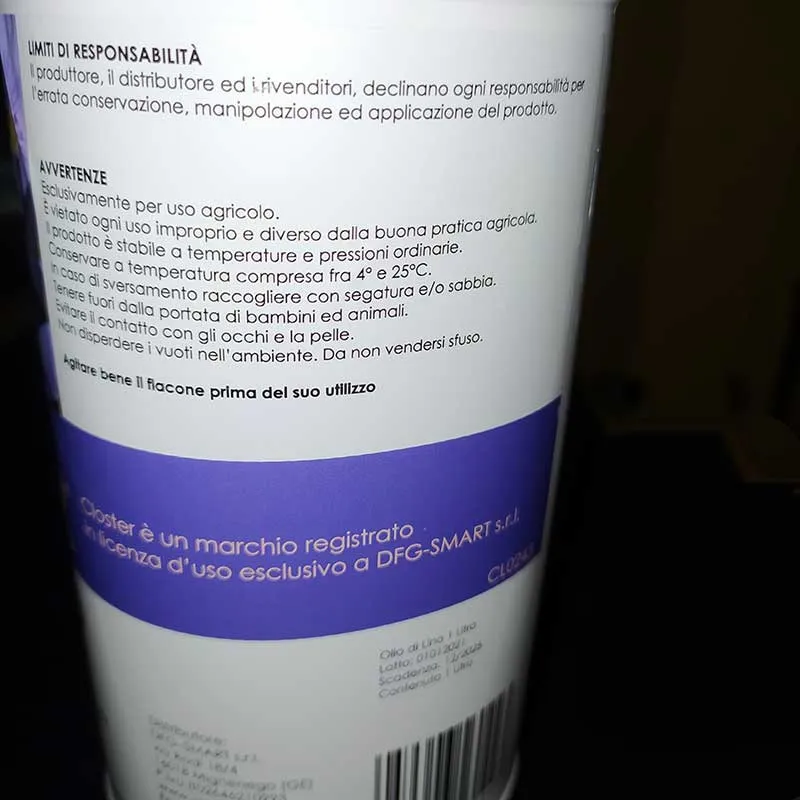 Closter Olio di Lino Spray Piante 500 ml Cocciniglia