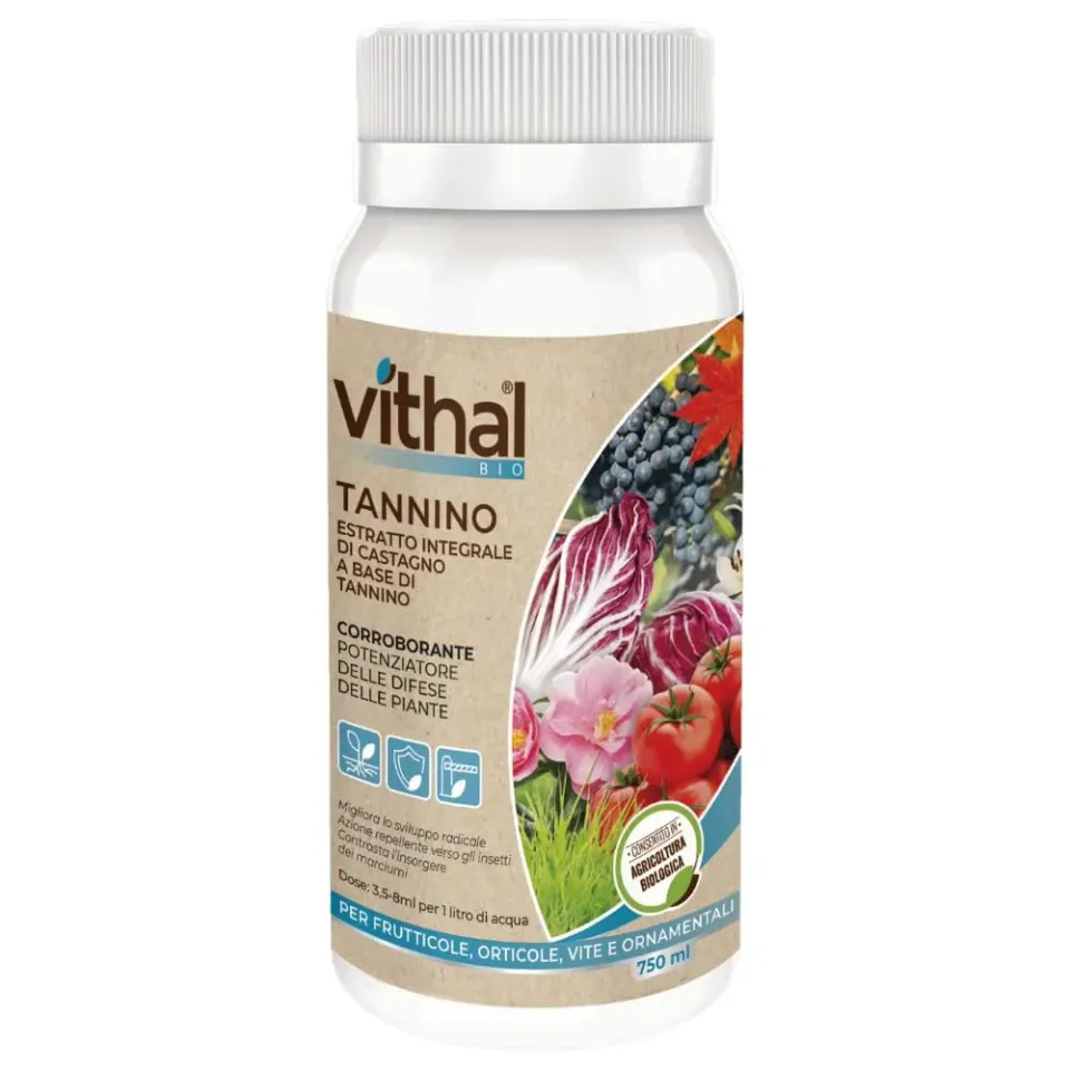 Vithal Biolid UP Tannino 36% integratore piante 750 ml bio