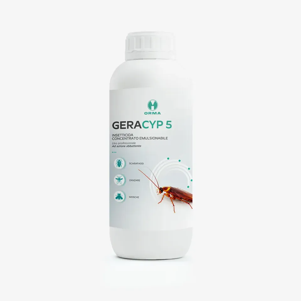 Cyperfum Geracyp 5 insetticida liquido alla cipermetrina
