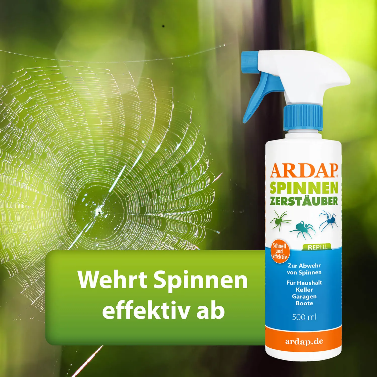 ARDAP Repell Spray Ragni 500 ml piretro erogatore