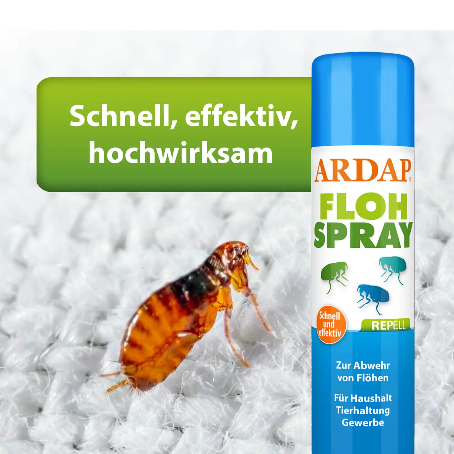 ARDAP Repell Spray Pulci 400 ml Piretro Tessuti