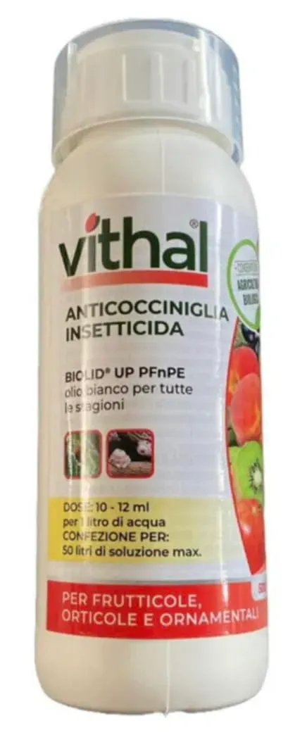Vithal Biolid UP Olio Bianco Insetticida 500 ml Cocciniglia