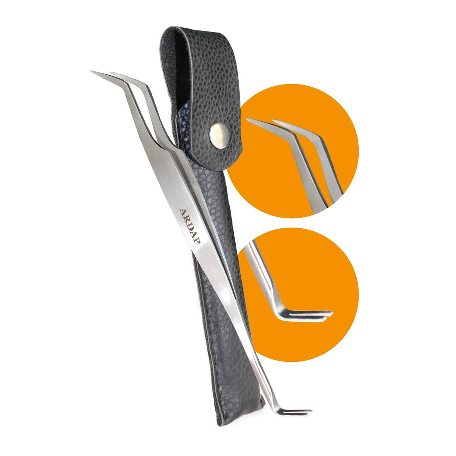 ARDAP Gancio con Pinzetta per Zecche in acciaio con astuccio