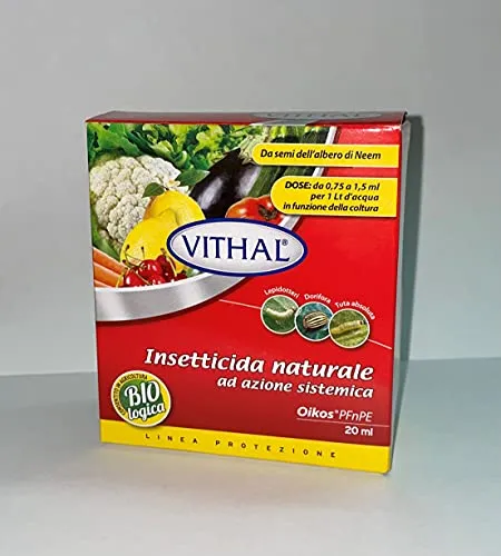 Vithal Oikos insetticida naturale sistemico 20 ml bio